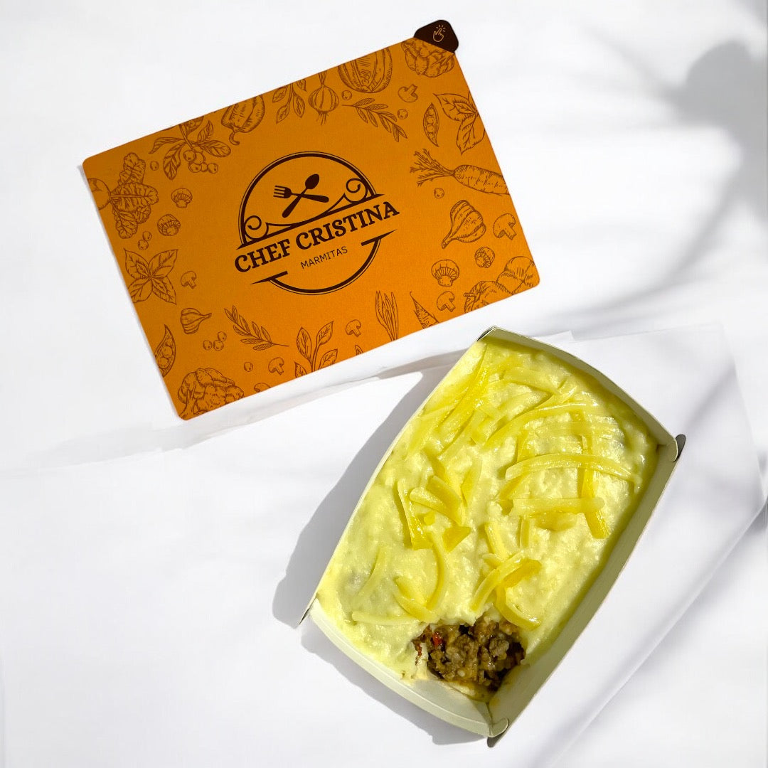 Escondidinho de batata com carne patinho
